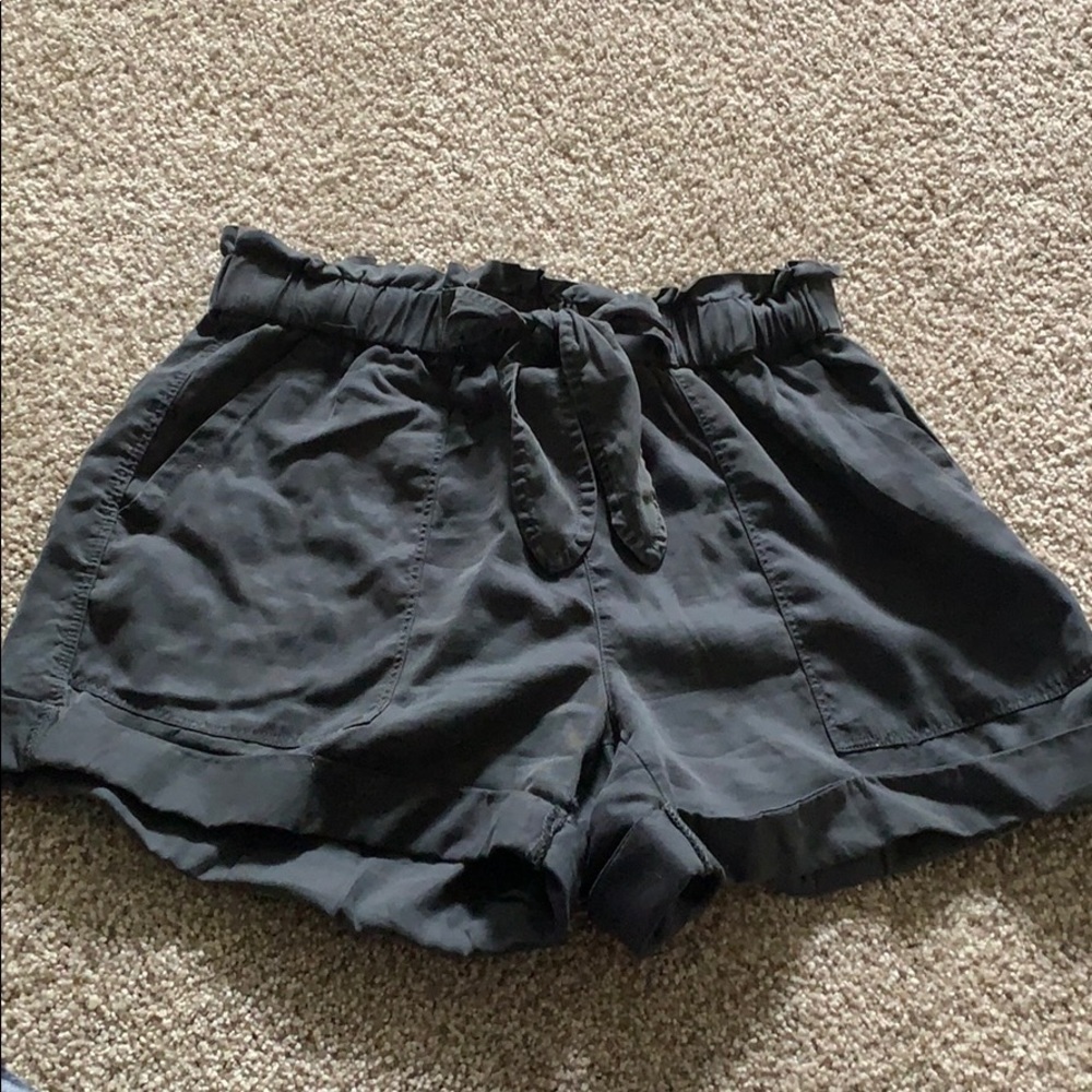 Flowy Black Shorts